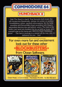 Hunch Back 2 Commodore 64 US box art